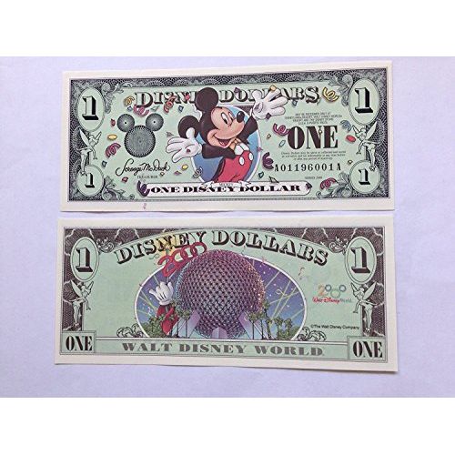 디즈니 Disney Dollars 2000 Mickey $1 Bill (Disneyland)