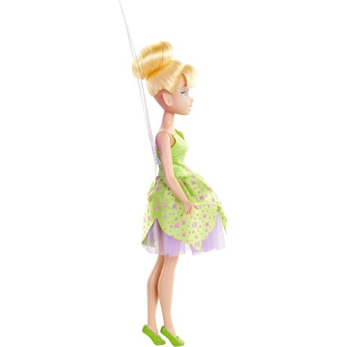 디즈니 Disney Fairies Classic Tink with Dress Doll, Pink/Purple