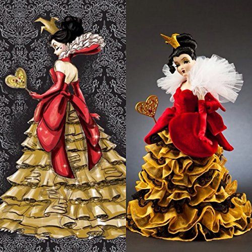 디즈니 Queen of Hearts Disney Villains Limited Edition Designer Collection Doll with Certificate of Authenticity