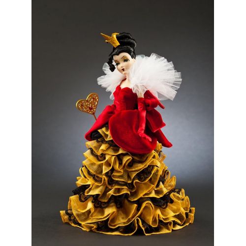 디즈니 Queen of Hearts Disney Villains Limited Edition Designer Collection Doll with Certificate of Authenticity