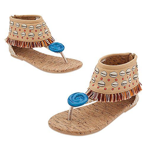 디즈니 Disney Moana Costume Shoes for Kids Size 11/12 YTH