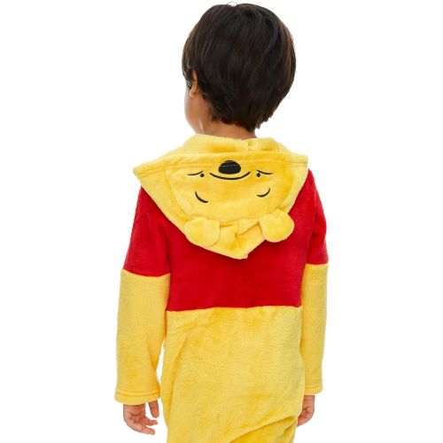 디즈니 Disney Winnie The Pooh Boys Fleece Costume Coverall with Hood