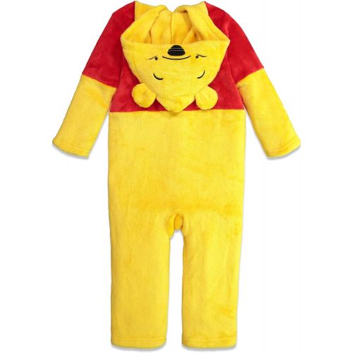 디즈니 Disney Winnie The Pooh Boys Fleece Costume Coverall with Hood