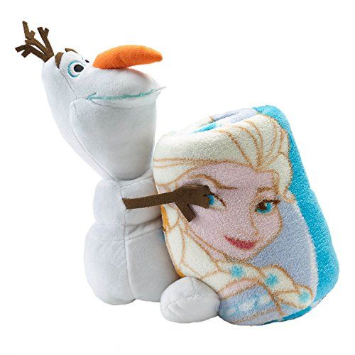 디즈니 Disneys Frozen Olaf Hugger and Elsa Anna Throw Set