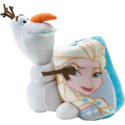 디즈니 Disneys Frozen Olaf Hugger and Elsa Anna Throw Set