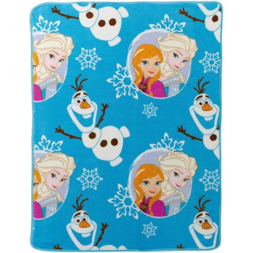 디즈니 Disneys Frozen Olaf Hugger and Elsa Anna Throw Set