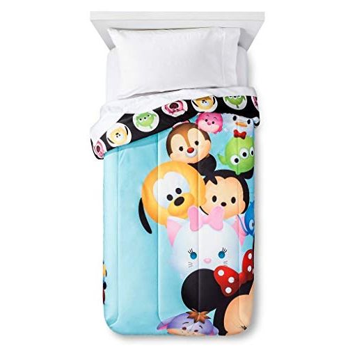 디즈니 Disney Tsum Tsum Reversible Twin Comforter