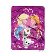 Disneys Frozen, Happy Family Micro Raschel Throw - by The Northwest Company, 46-inches by 60-inches