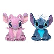 Disney Store Stitch & Angel Mini Plush Doll Set - Lilo & Stitch - 6 Inch Seated