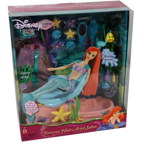 디즈니 Disney Princess - Salon and Spa Playset for Forever Hair Ariel Doll