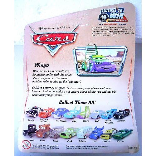 디즈니 Disney Pixar Cars Series 1 Original Wingo 1:55 Scale Die Cast Car