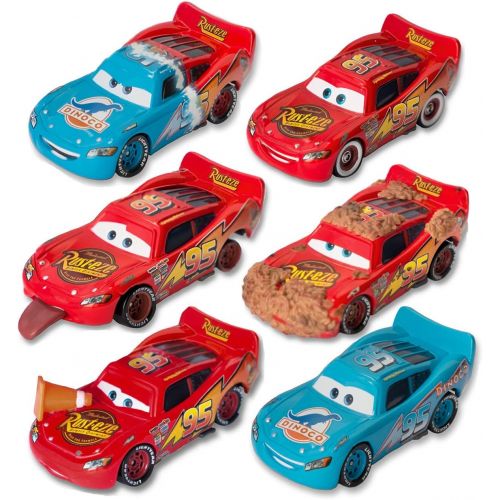 디즈니 Disney/Pixar Cars Lightning McQueen Diecast Memorable Moments Collection (6 Pack)