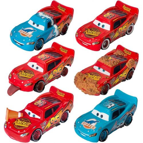 디즈니 Disney/Pixar Cars Lightning McQueen Diecast Memorable Moments Collection (6 Pack)