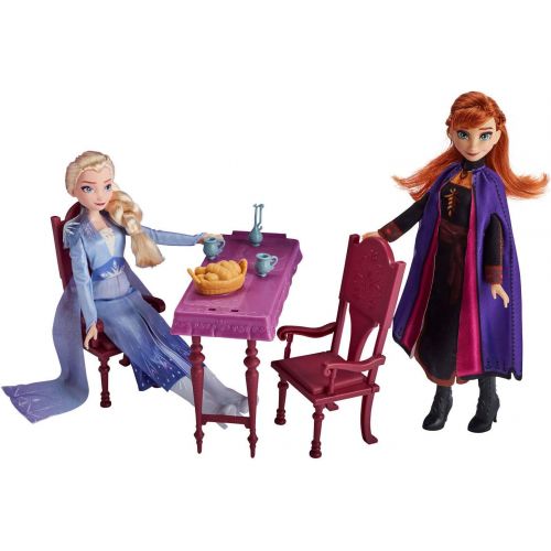 디즈니 Disney Frozen Fold and Go Arendelle Castle Playset Inspired 2 Movie, Portable Play - Toy for Kids Ages 3 and up