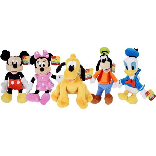 디즈니 Disney Gang 9 Bean Plush Mickey Minnie Mouse Donald Pluto Goofy - 5 Pack