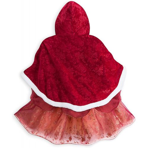 디즈니 Disney Store Princess Belle Deluxe Holiday Costume Dress w/Cape Size XS 4 (4T)