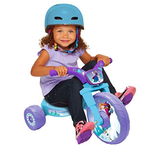 디즈니 Disney Frozen Frozen Northern Lights 10 Fly Wheels Junior Cruiser Ride On, Ages 2 4, Blue/Purple, 14.25 X 14.5 X 23.5, 6 Lb