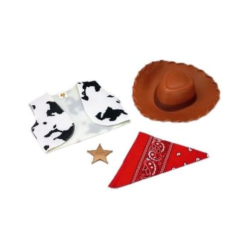 디즈니 Disguise Disney Toy Story & Beyond Woody Costume Accessory Kit, One Color, No Size