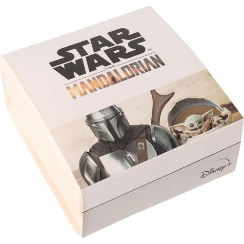 디즈니 Disney Star Wars The Mandalorian Grogu Sterling Silver Pendant Necklace, Official License