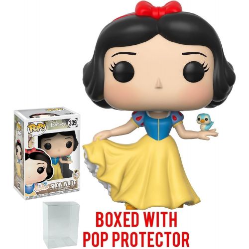 디즈니 Disney: Snow White and the Seven Dwarfs Snow White Funko Pop! Vinyl Figure (Includes Compatible Pop Box Protector Case)
