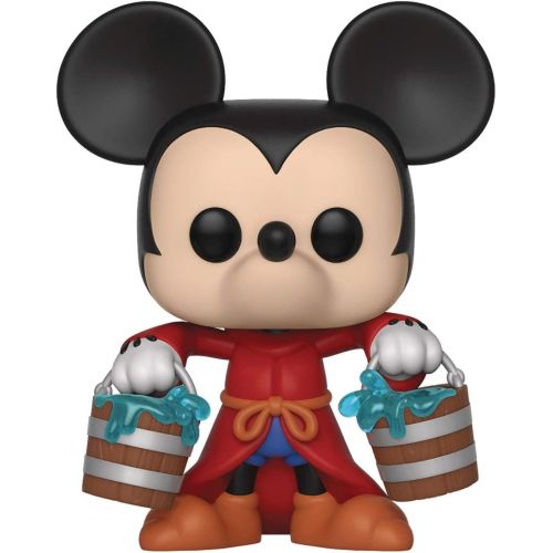 디즈니 Disney: Mickey’s 90th Anniversary Apprentice Mickey Funko Pop! Vinyl Figure (Includes Compatible Pop Box Protector Case)