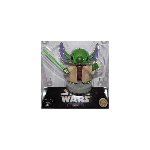 디즈니 Disney Star Wars Yoda Stitch Bobble Head Figurine