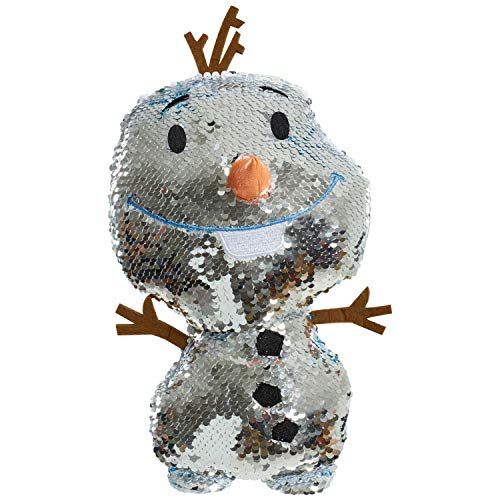 디즈니 Disney Frozen 2 Reversible Sequins Large Plush Olaf, by Just Play