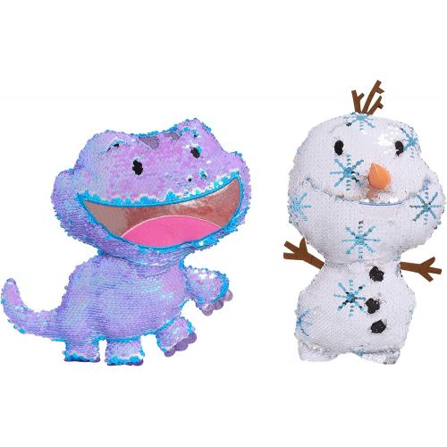 디즈니 Disney Frozen 2 Reversible Sequins Large Plush Olaf, by Just Play