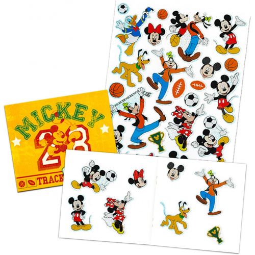 디즈니 Disney Minnie Mouse and Mickey Mouse Imagine Ink Book Super Set (Bundle Includes Over 100 Stickers and Mess Free Marker)