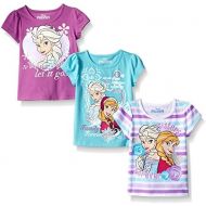 Disney Girls 3 Pack Frozen T Shirts