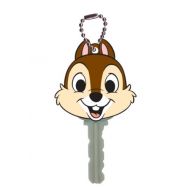 Disney Chip Soft Touch PVC Key Holder Brown