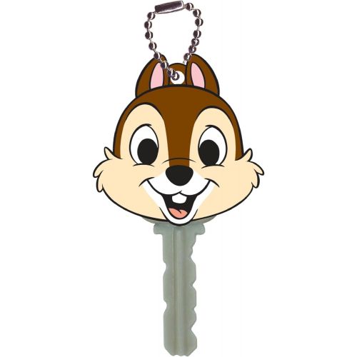 디즈니 Disney Chip Soft Touch PVC Key Holder Brown