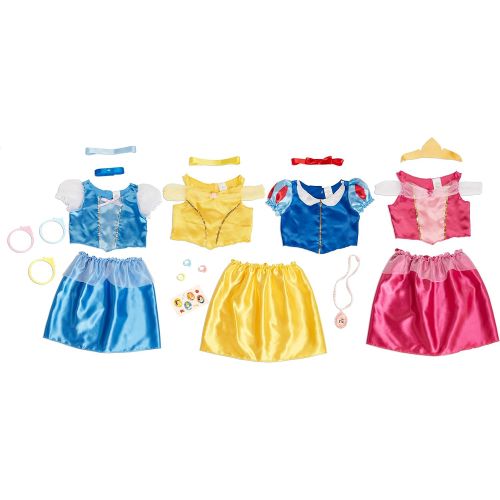 디즈니 Disney Princess Dress Up Trunk Deluxe 21 Piece [Amazon Exclusive]