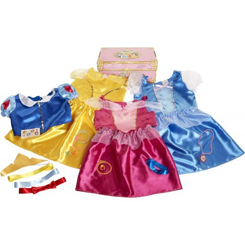 디즈니 Disney Princess Dress Up Trunk Deluxe 21 Piece [Amazon Exclusive]