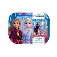 Disney Frozen 2 Girls Lap Desk with Tablet Holder, Pillow and Frozen Notebook