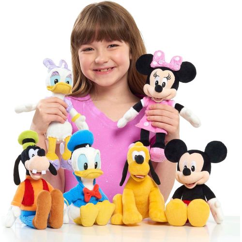 디즈니 Disney Junior Mickey Mouse Beanbag Plush Goofy, by Just Play