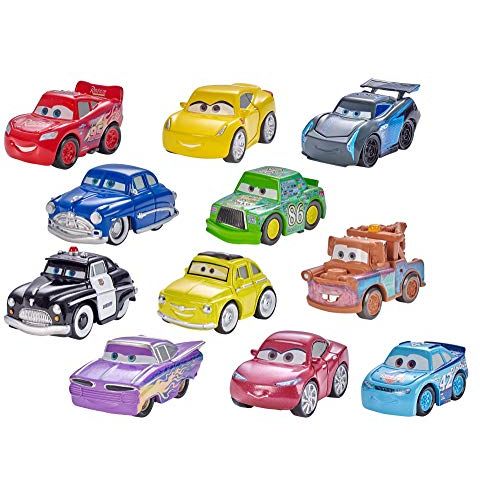 디즈니 Disney Pixar Cars FBG74 Vehicle 3 Assorted Mini Racers Blind Pack, 1 car
