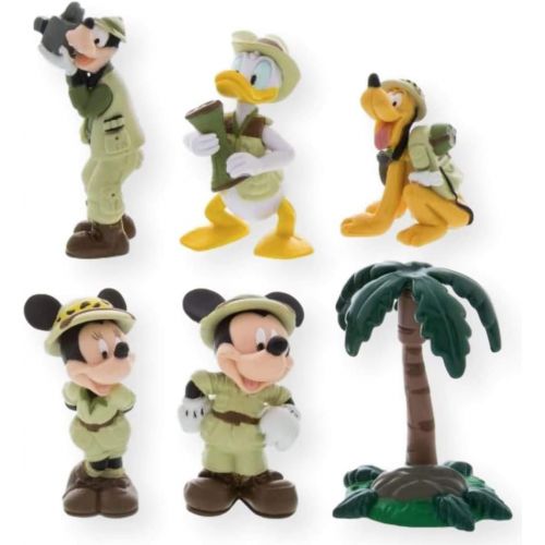디즈니 Disney Parks Exclusive Cake Topper Figures Mickey and Friends On Safari