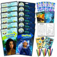 Disney Studio Disney Raya and The Last Dragon Party Favors Bundle Set ~ 12 Pack Mini Disney Raya Coloring Books with Stickers! (Disney Raya Party Supplies)