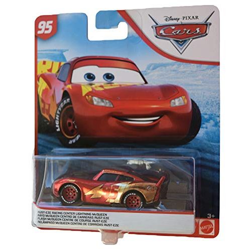 디즈니 Disney Pixar Cars 1:55 Scale Rusteze Racing Center Lightning McQueen