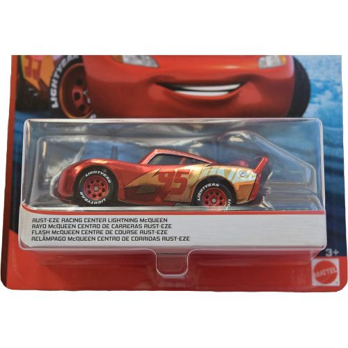 디즈니 Disney Pixar Cars 1:55 Scale Rusteze Racing Center Lightning McQueen