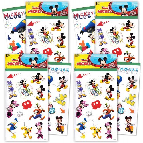 디즈니 Disney Studio Disney Mickey Mouse Clubhouse Stickers 4 Pack ~ 100 Disney Mickey Stickers for Mickey Mouse Party Supplies Party Favors Disney Birthdays and More (Mickey Stickers for Kids)