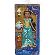 Disney Princess Disney Singing Jasmine Doll with Outfit & Accessories, Inspired by Disneys Aladdin Live Action Movie, Sings A Whole New World, Toy for 3 Year Olds