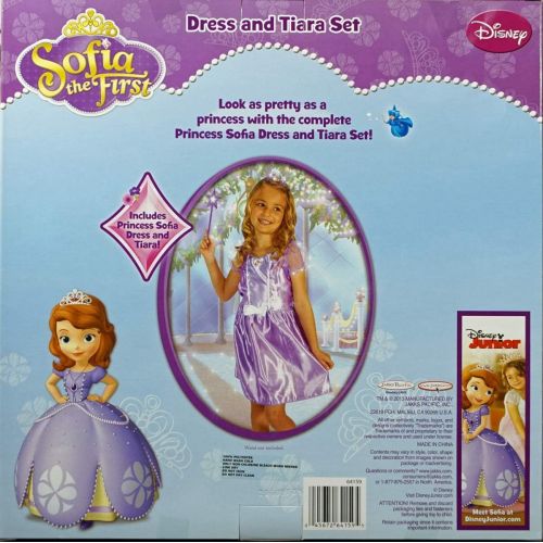 디즈니 Disney Princess Sofia the First Dress and Tiara Set