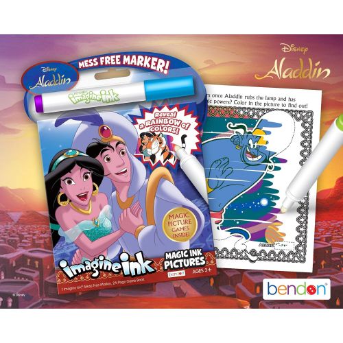디즈니 Disney Princess Disney Aladdin Imagine Ink Magic Ink Pictures 45573, Bendon
