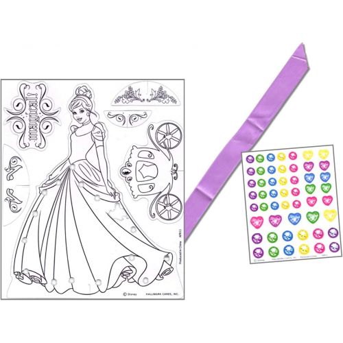 디즈니 Hallmark Disney Princess Decorating & Sewing Activity, 12 Pack Party Favors