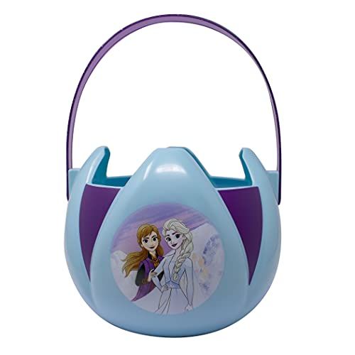 디즈니 Disney Frozen 2 Anna Elsa ? Character Bucket ? Children’s Halloween Trick or Treat Candy and Storage Pail