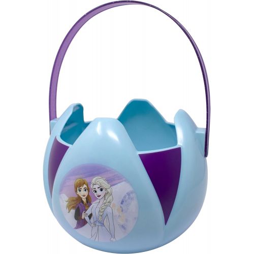 디즈니 Disney Frozen 2 Anna Elsa ? Character Bucket ? Children’s Halloween Trick or Treat Candy and Storage Pail