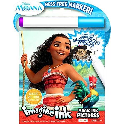 디즈니 Disney Studios Disney Moana Coloring & Activity Book with Moana Stickers, Imagine Ink and More