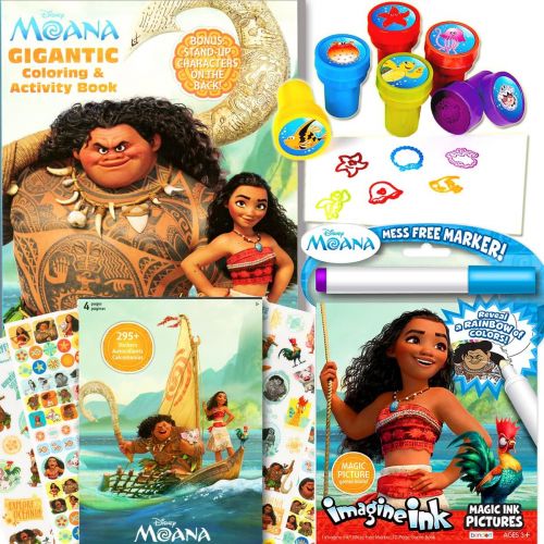 디즈니 Disney Studios Disney Moana Coloring & Activity Book with Moana Stickers, Imagine Ink and More